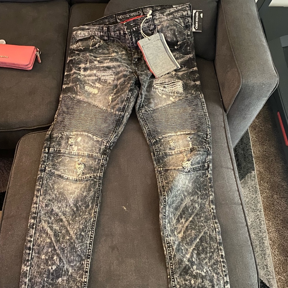 Men’s heritage America’s biker style jeans size 40